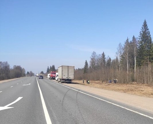 В Тверской области на трассе М-10 иномарка врезалась в дерево В Тверской области на трассе М-10 иномарка врезалась в дерево