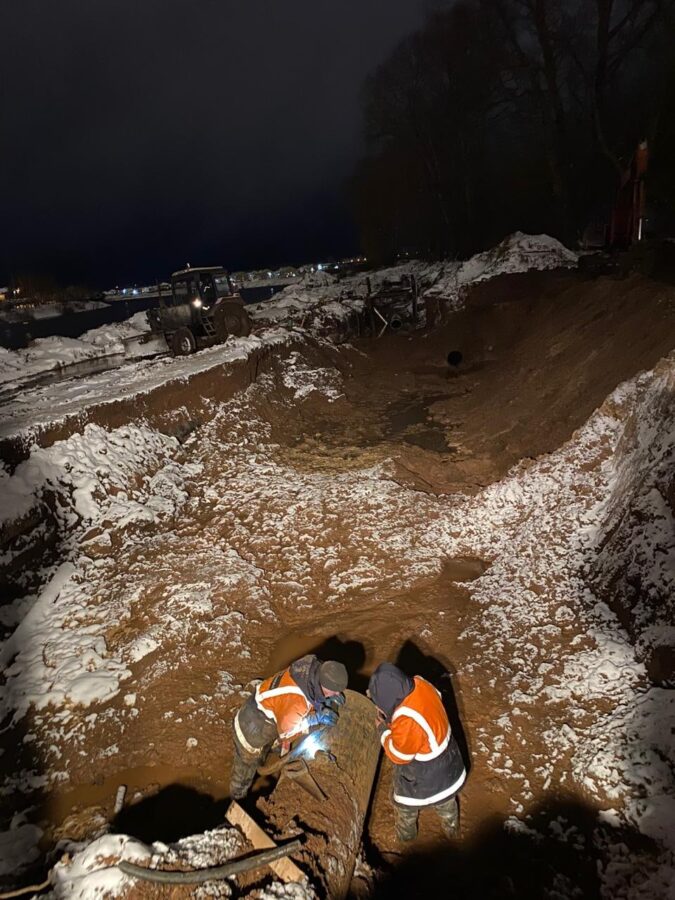 В Твери отремонтировали водовод, лишивший воды жителей нескольких районов города