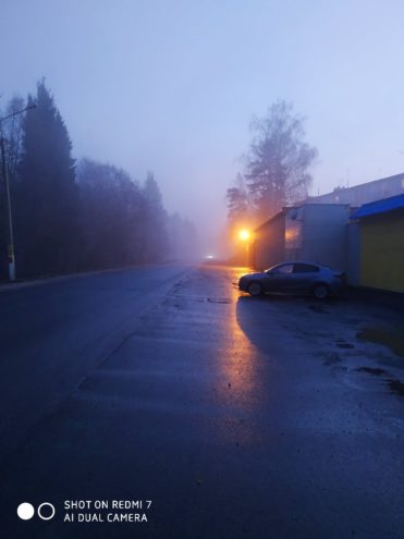 На Тверскую область опустился густой туман
