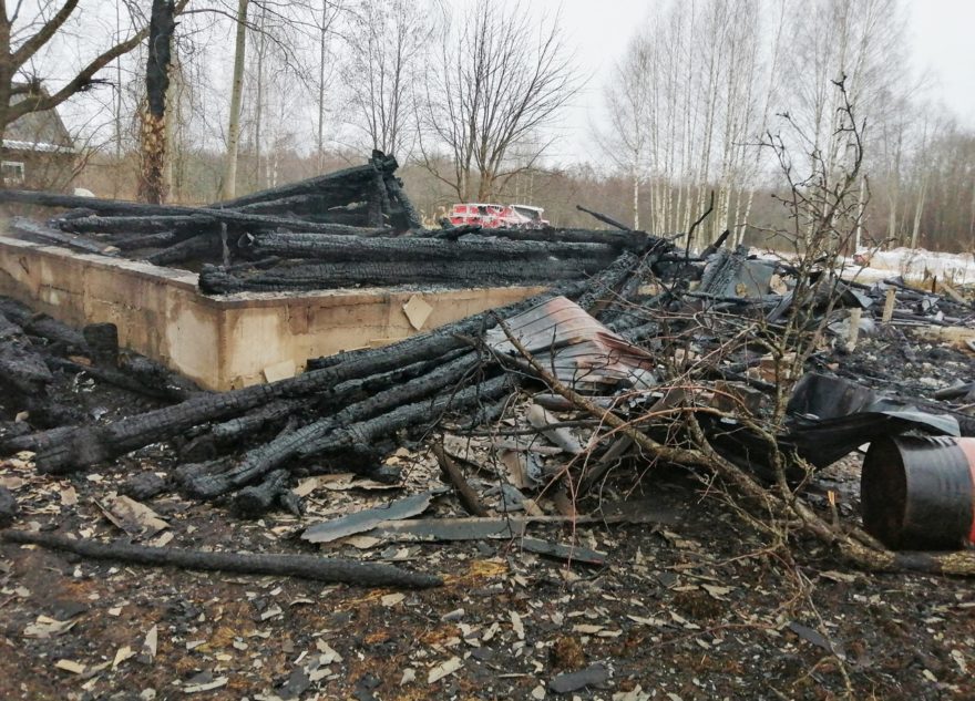 В сгоревшем доме в Тверской области нашли останки человека В сгоревшем доме в Тверской области нашли останки человека