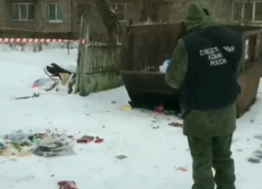 Труп убитой женщины нашли в мусорном контейнере в Тверской области Труп убитой женщины нашли в мусорном контейнере в Тверской области