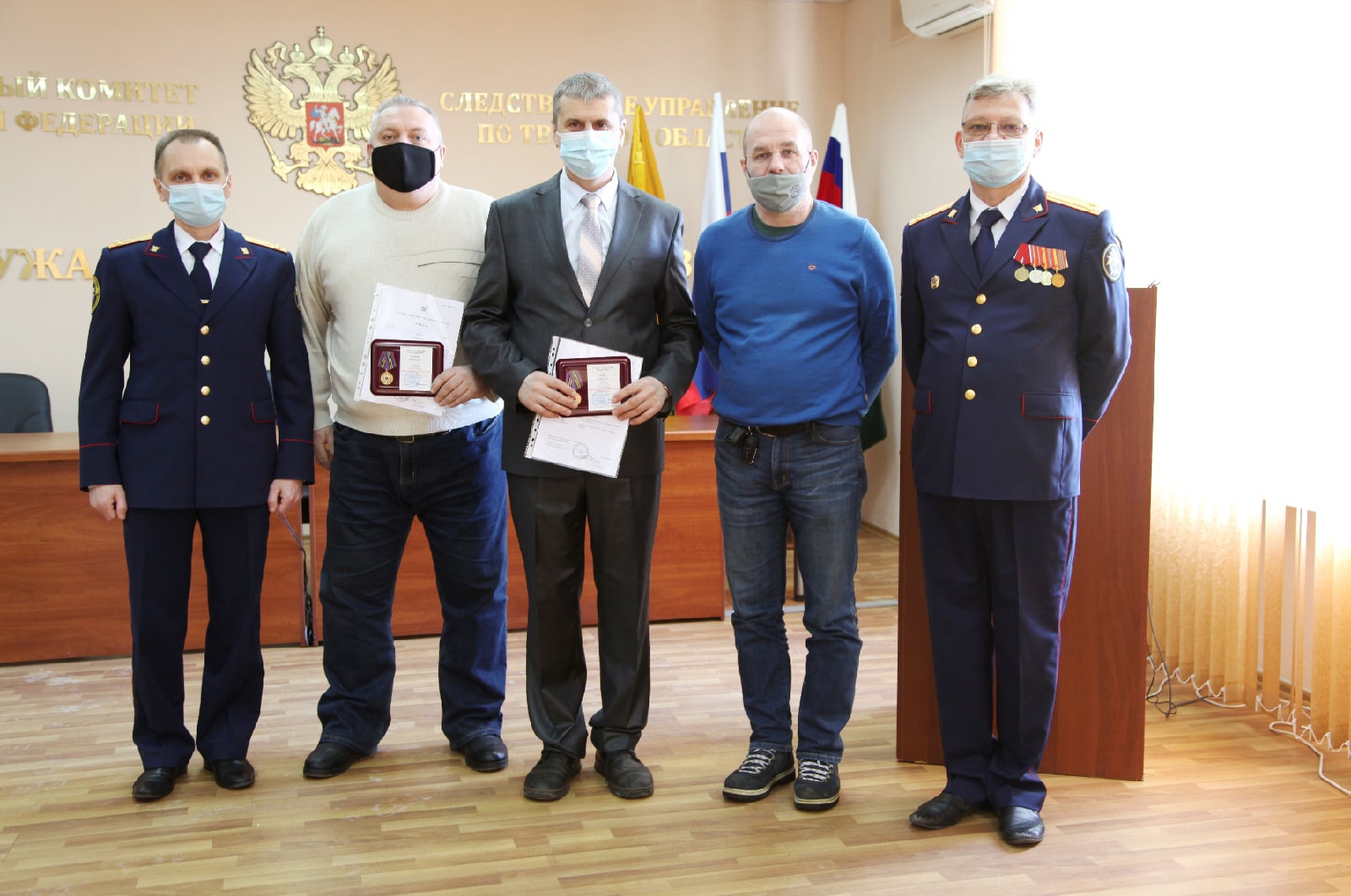 В Тверском СК командирам поисковых отрядов вручили памятные медали