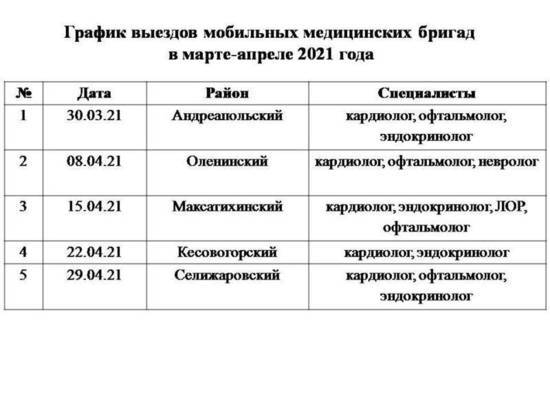 В Андреапольском МО работает выездная бригада медиков