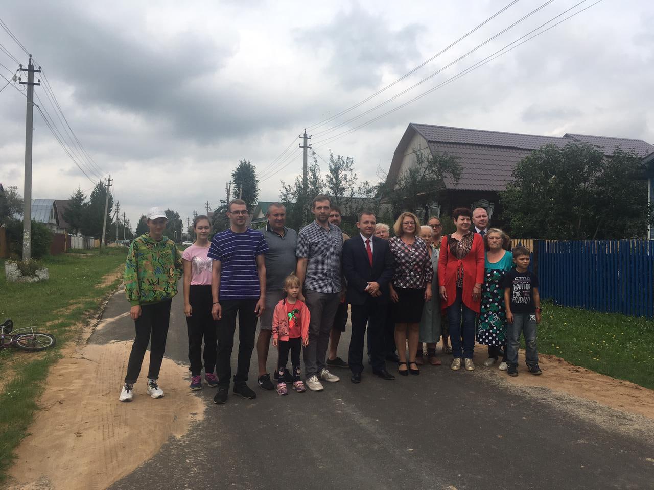 В селе Васильевское под Тверью отремонтировали дорогу | ТОП Тверь новости