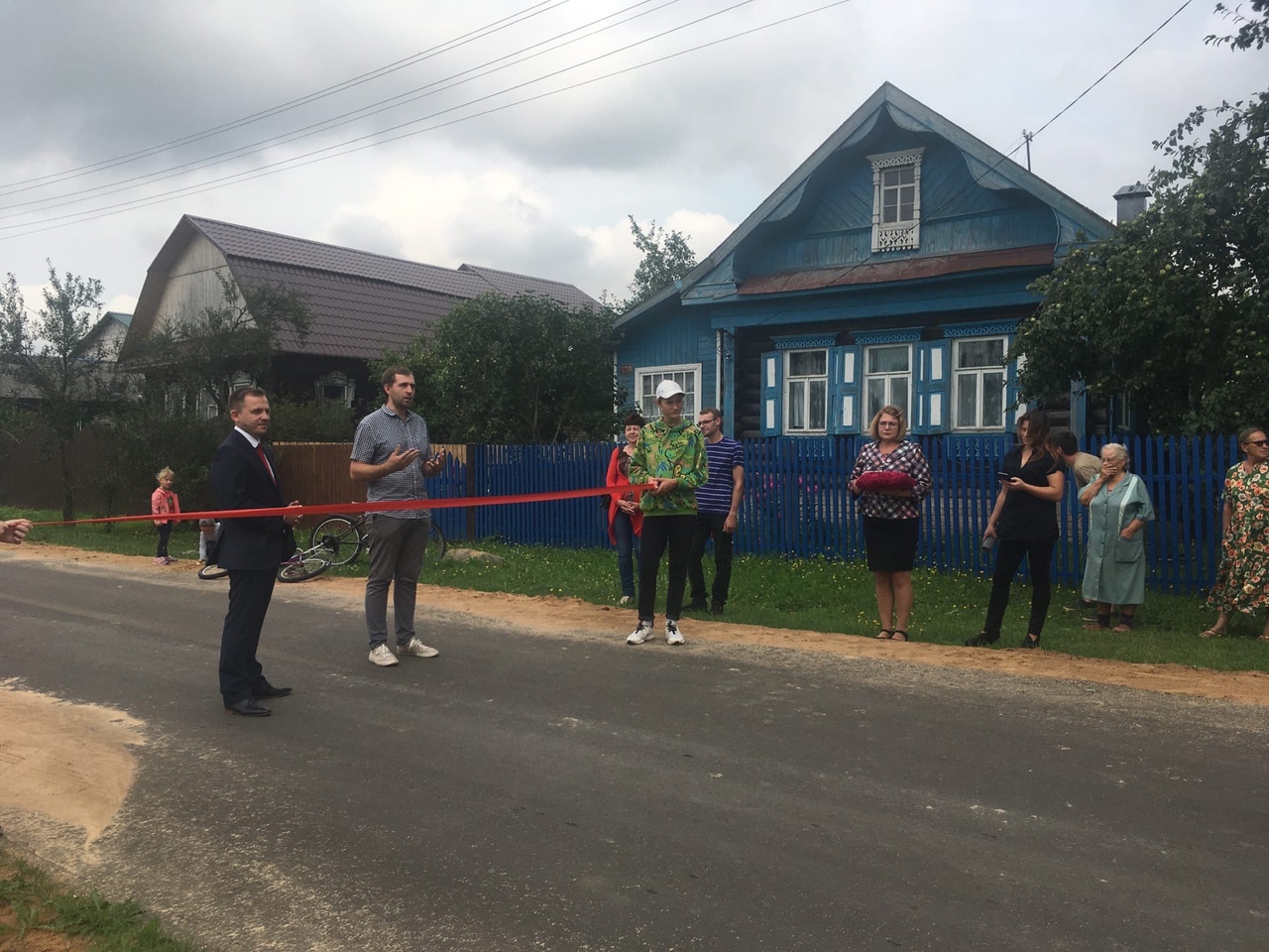 В селе Васильевское под Тверью отремонтировали дорогу | ТОП Тверь новости