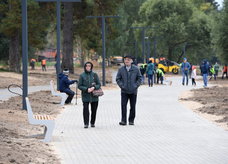 Благоустройство набережной реки Волга в городе Конаково завершено на 80% Благоустройство набережной реки Волга в городе Конаково завершено на 80%