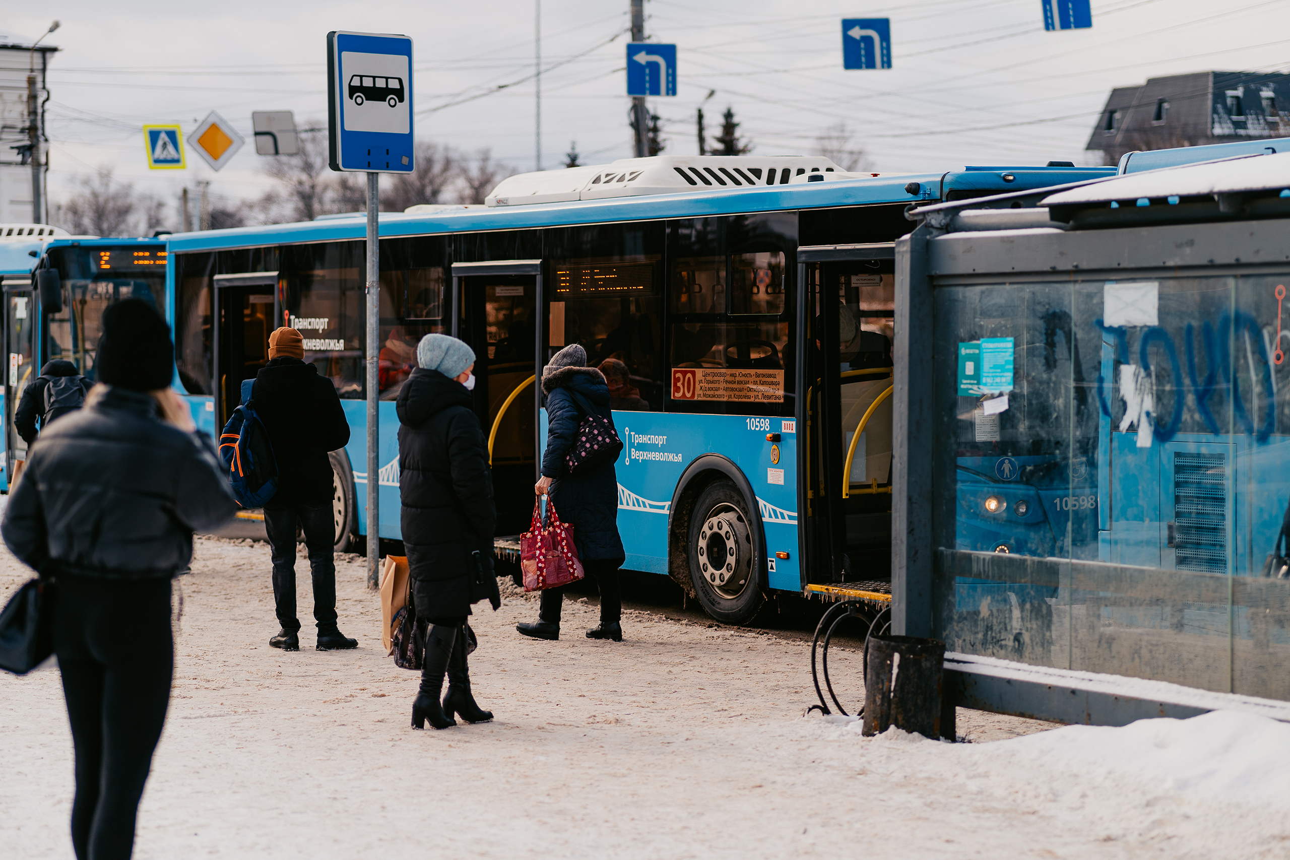 В Твери временно меняются маршруты движения автобусов