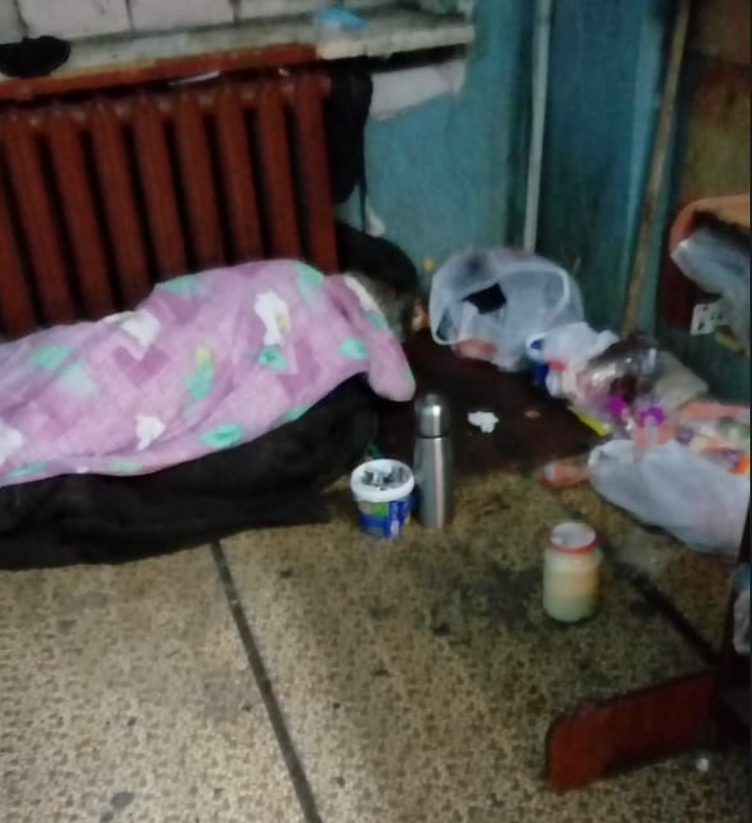 Язвенный бездомный "кочевник" пугает жителей Тверской области своим соседством