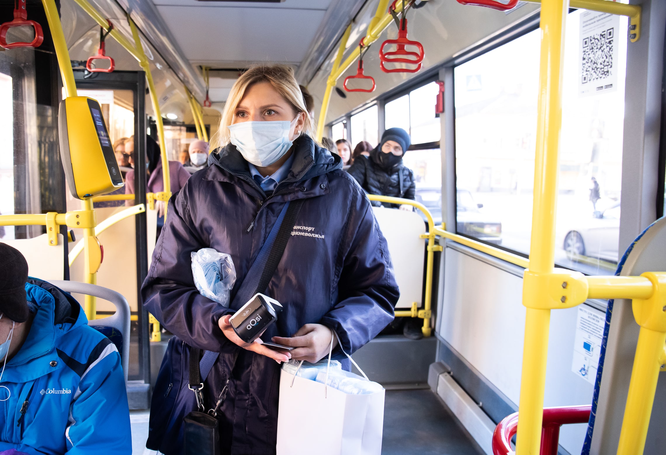 2000 бесплатных масок раздадут пассажирам автобусов в Твери