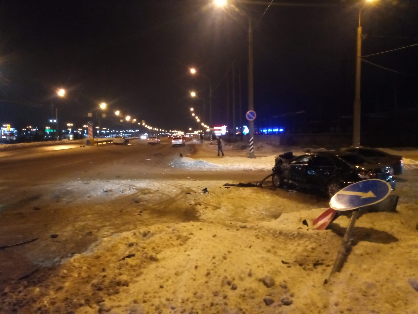 Три человека пострадали в Твери после столкновения машин на проспекте