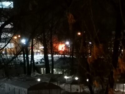 Мужчина пострадал в пожаре в центре Твери