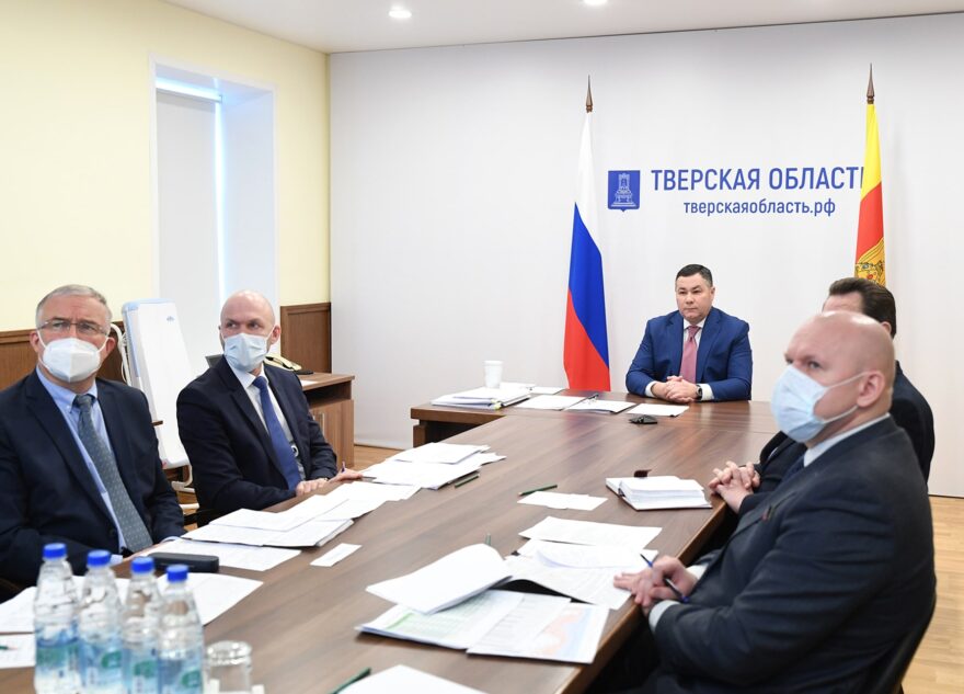 Игорь Руденя рассказал Михаилу Мишустину о мерах по усилению отрасли здравоохранения Тверской области