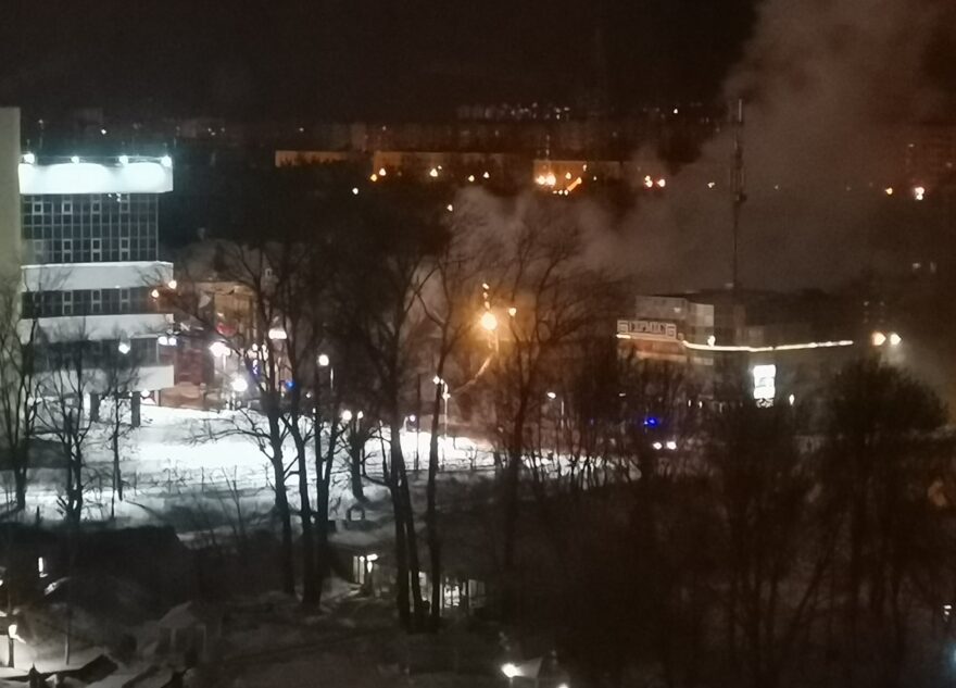 Мужчина пострадал в пожаре в центре Твери
