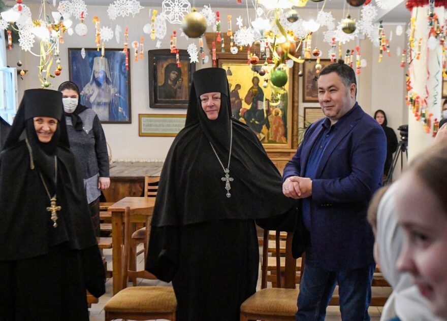 Губернатор Тверской области посетил в Рождество Вознесенский Оршин монастырь Губернатор Тверской области посетил в Рождество Вознесенский Оршин монастырь