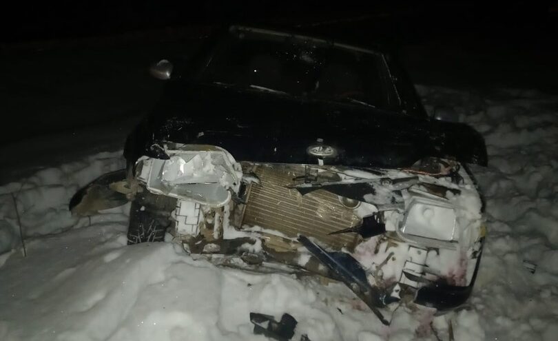 В Тверской области опрокинулся ВАЗ с пьяным водителем