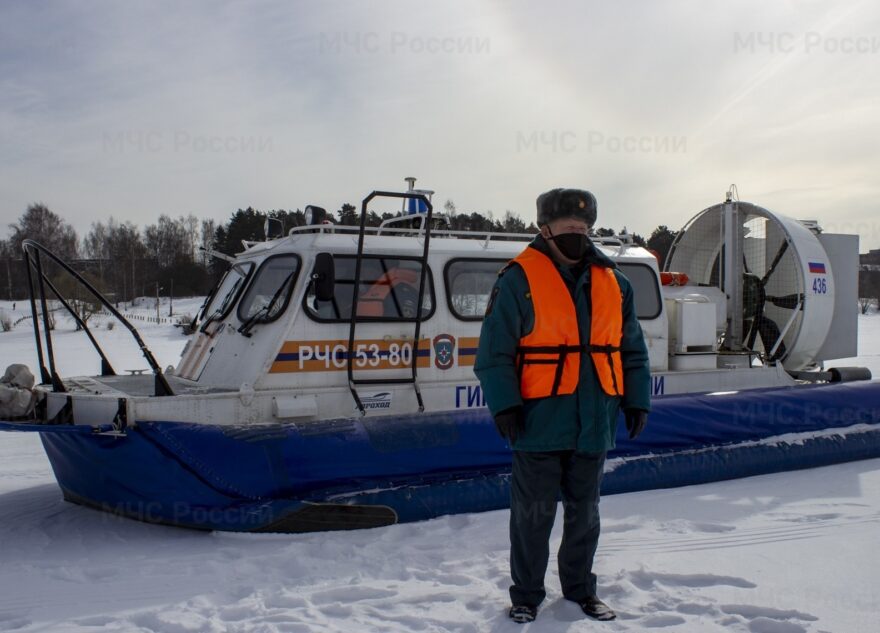 В Тверской области спасли тонущего рыбака