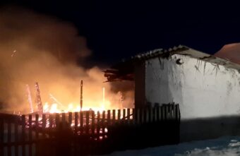 В деревне в Тверской области дотла сгорел сарай В деревне в Тверской области дотла сгорел сарай