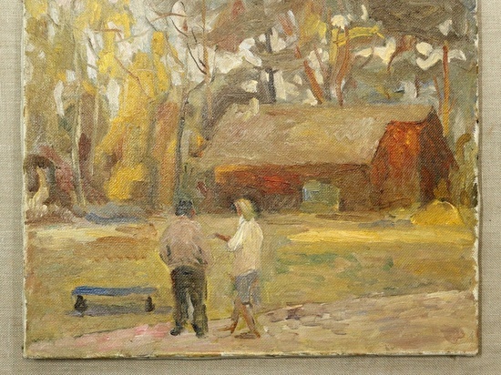 Андреапольский краеведческий музей получил подарок от члена Союза художников