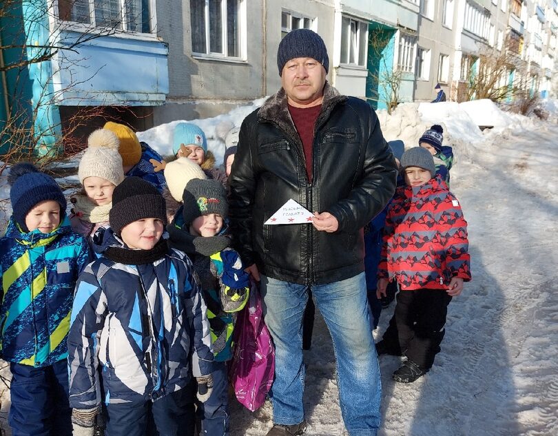 Лихославльские малыши учились складывать "фронтовые письма"