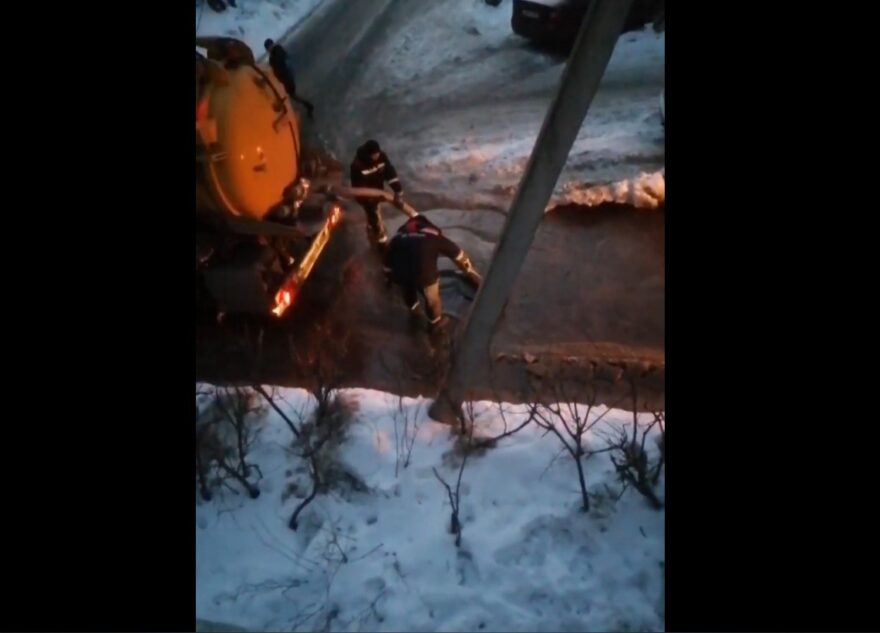 В Твери вновь залило проспект Корыткова