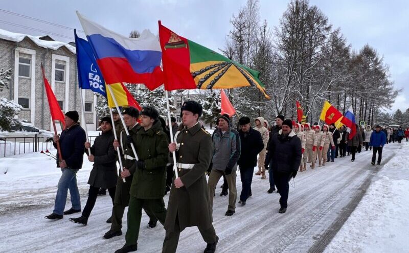 В Оленине отметили День защитника Отечества