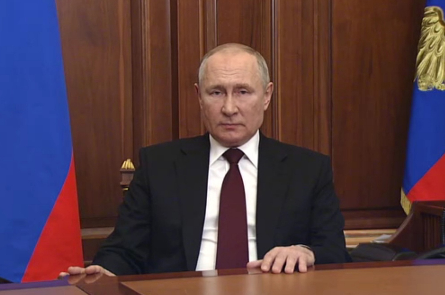 Президент России Путин объявил о специальной военной операции в Донбассе