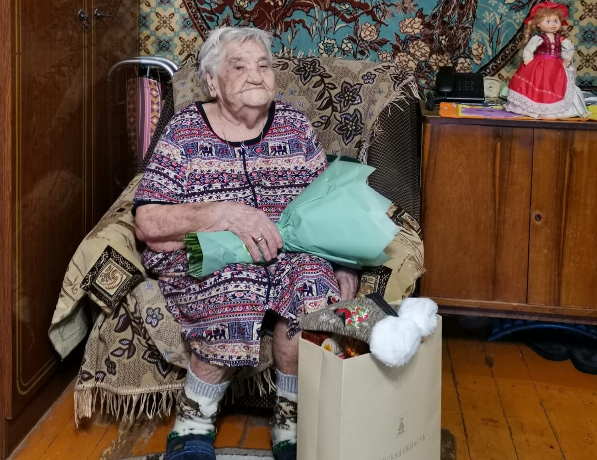 Участнице Великой Отечественной войны Марии Федюниной исполнился 101 год