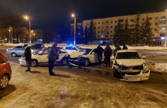 В Твери виновник ДТП получил перелом носа