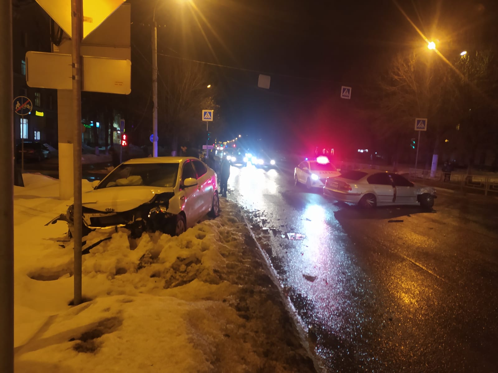 В Твери спешка водителя привела к перелому