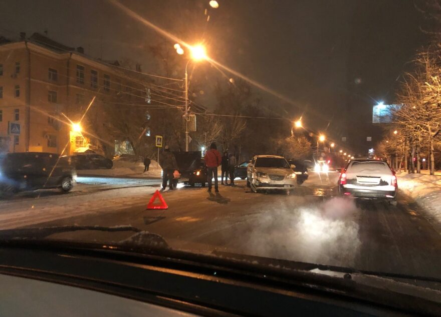 ВАЗ и Hyundai не поделили перекрёсток в Твери