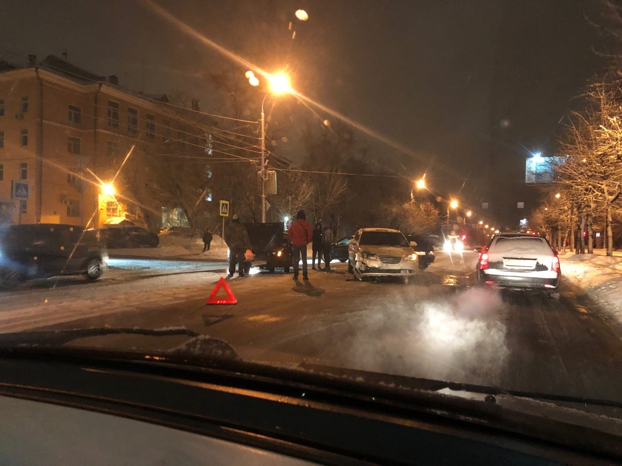 ВАЗ и Hyundai не поделили перекрёсток в Твери