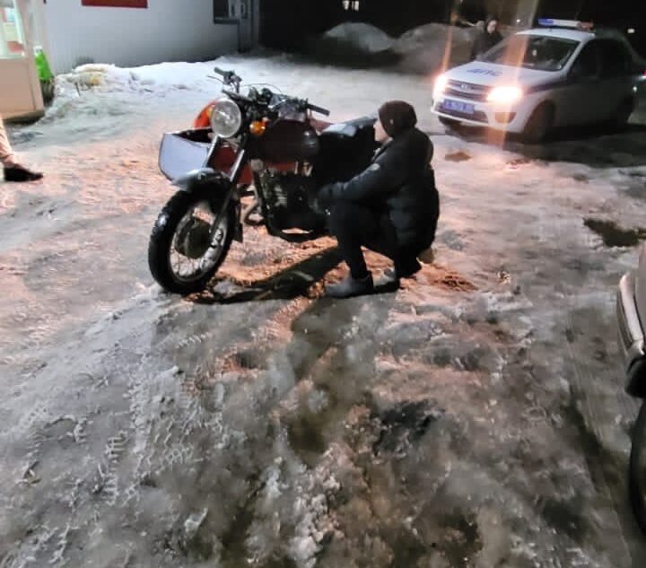 В Тверской области поймали пьяного мотоциклиста без прав