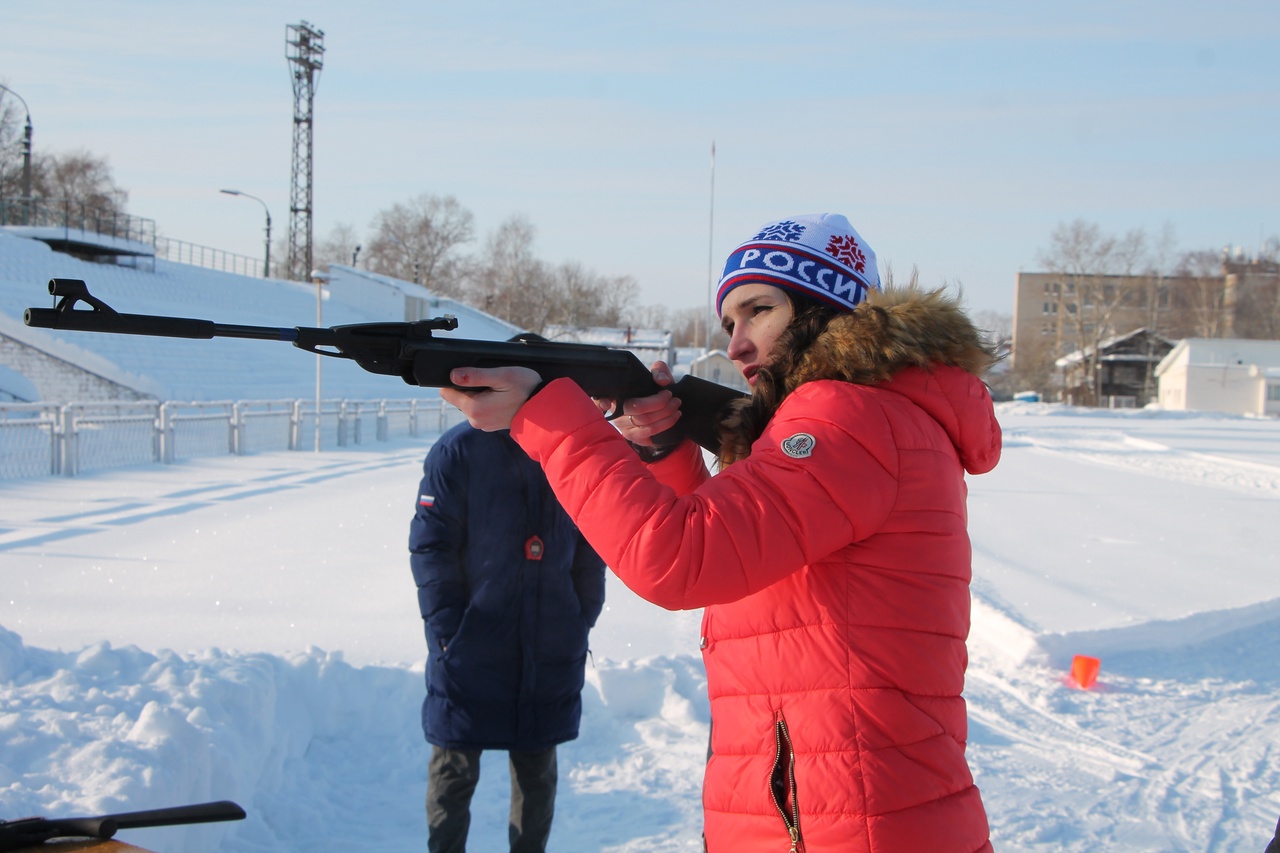 В Вышнем Волочке отметили открытие Олимпиады биатлоном