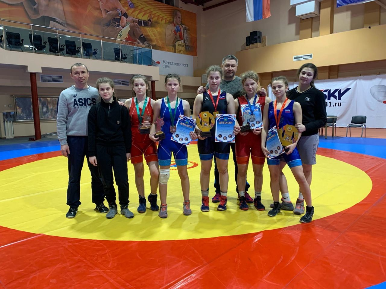 На первенстве ЦФО по женской борьбе участница из Тверской области была самой юной