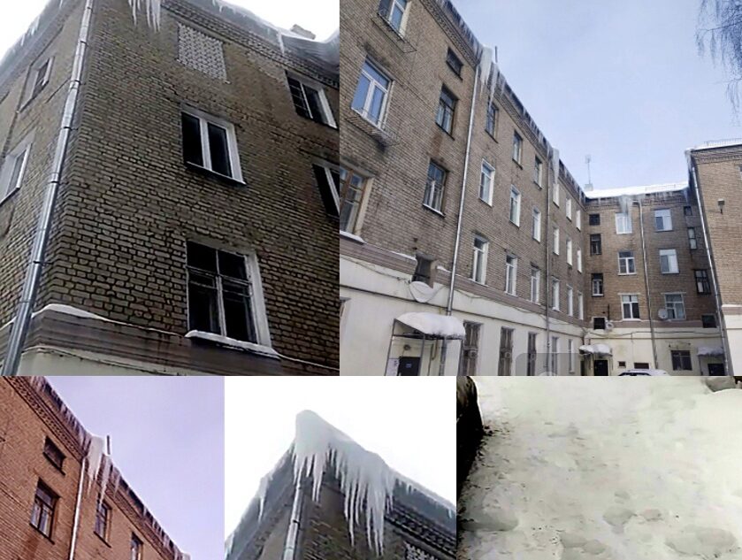 В Тверской области сосульки с крыши едва не упали на ребенка