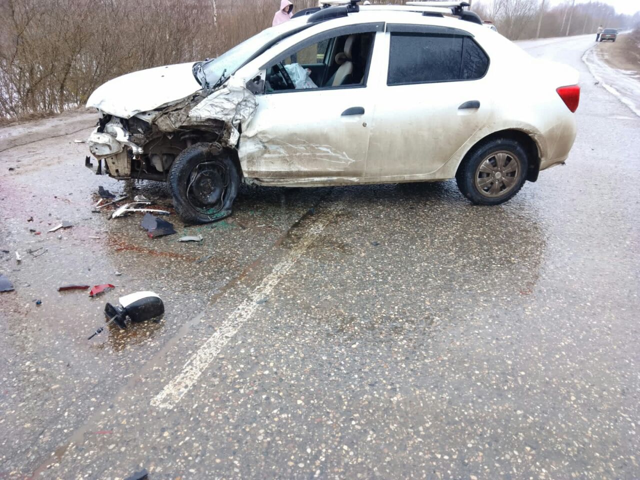 Два человека пострадали в столкновении двух "Рено" в Тверской области