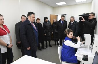 В Кимрах губернатор Игорь Руденя ознакомился с работой подразделения Верхневолжского АТП