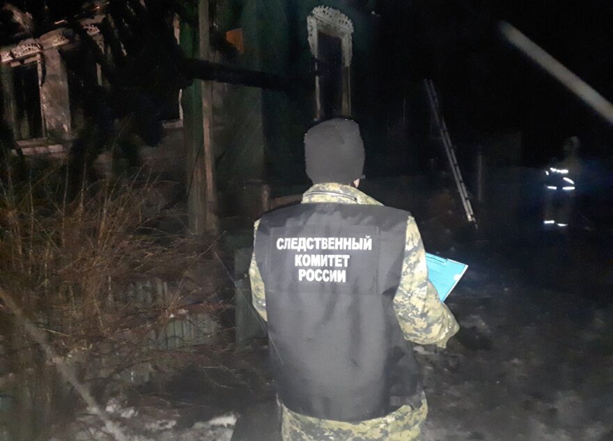 На пожаре в Тверской области погибли мужчина и женщина