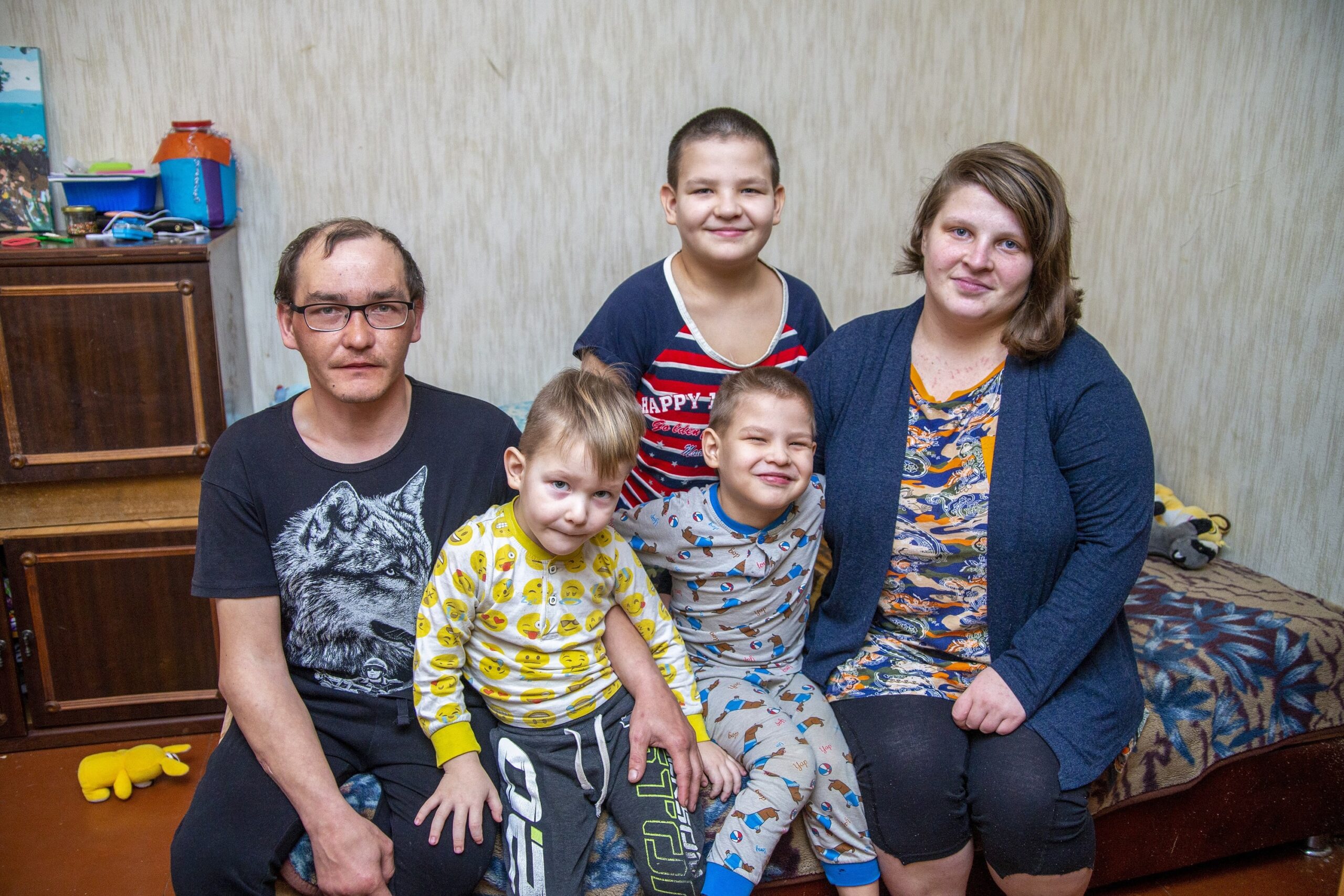 Многодетная семья лишилась всего имущества из-за пожара