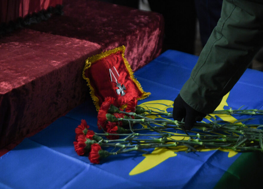 В Твери простились с погибшим в ходе спецоперации на Украине военнослужащим Алексеем Шабановым