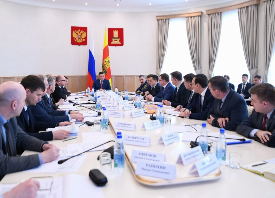 Игорь Руденя провел совещание по вопросам деятельности Правительства Тверской области