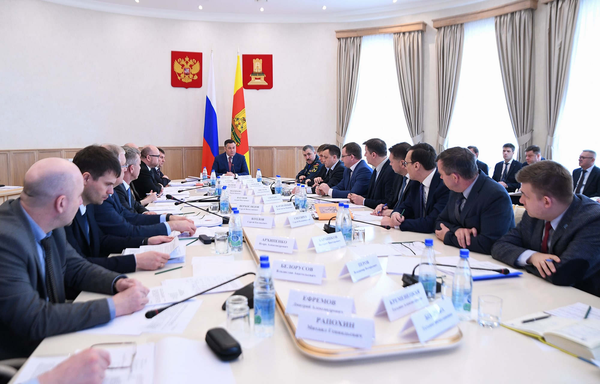Игорь Руденя провел совещание по вопросам деятельности Правительства Тверской области