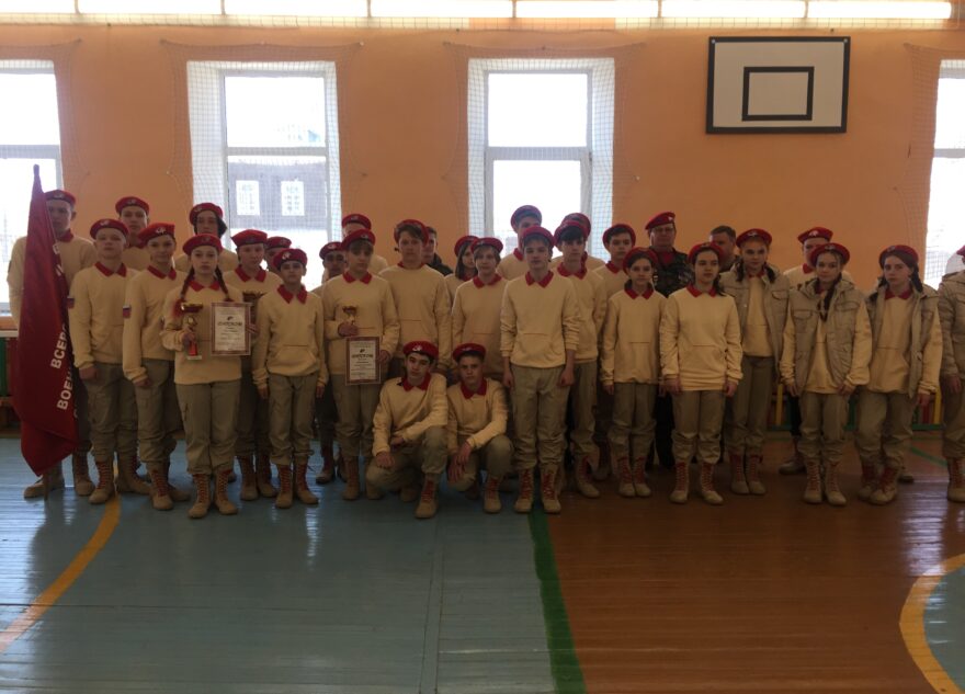 В Торопце прошли соревнования юнармейцев