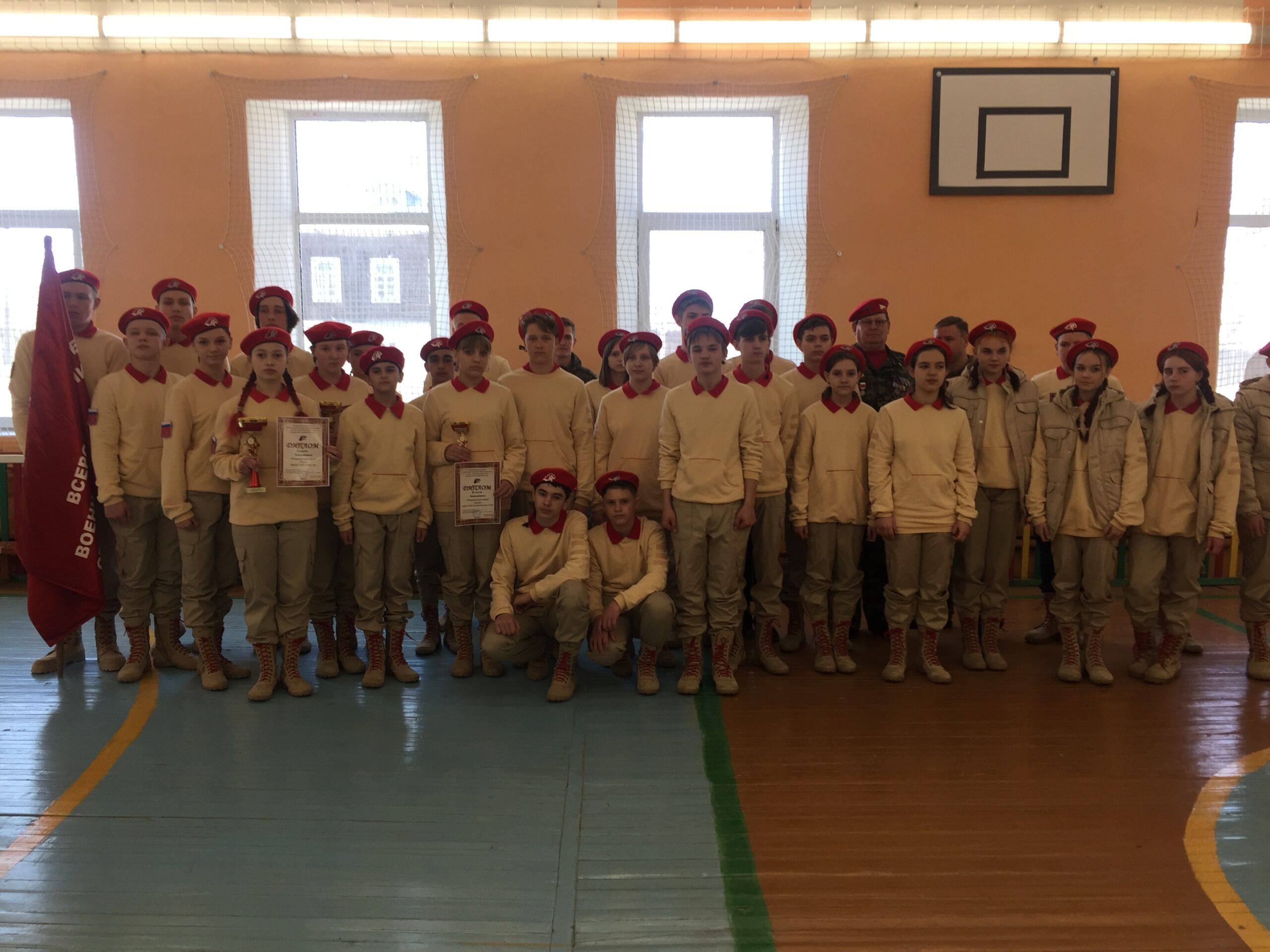 В Торопце прошли соревнования юнармейцев