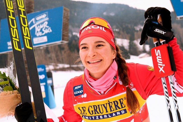 Тверская лыжница Наталья Непряева взяла золото "Олимпийцев России"