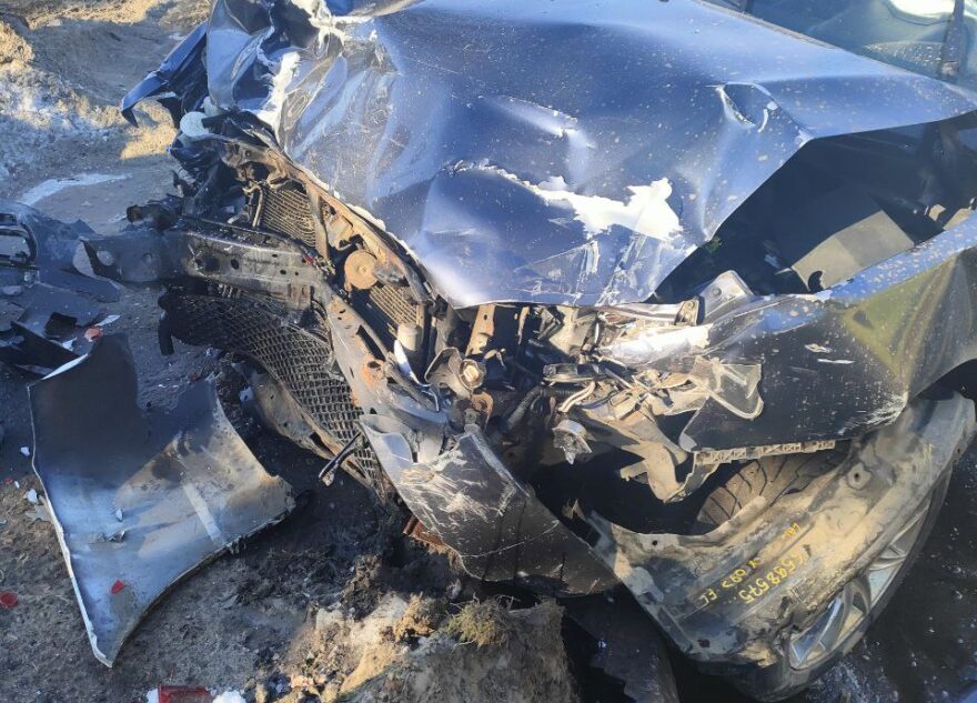 В Твери две иномарки после ДТП превратились в груды металла