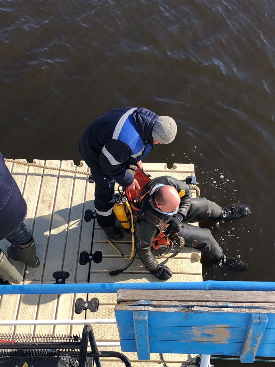 В Тверской области провели сложный ремонт подводного водопровода