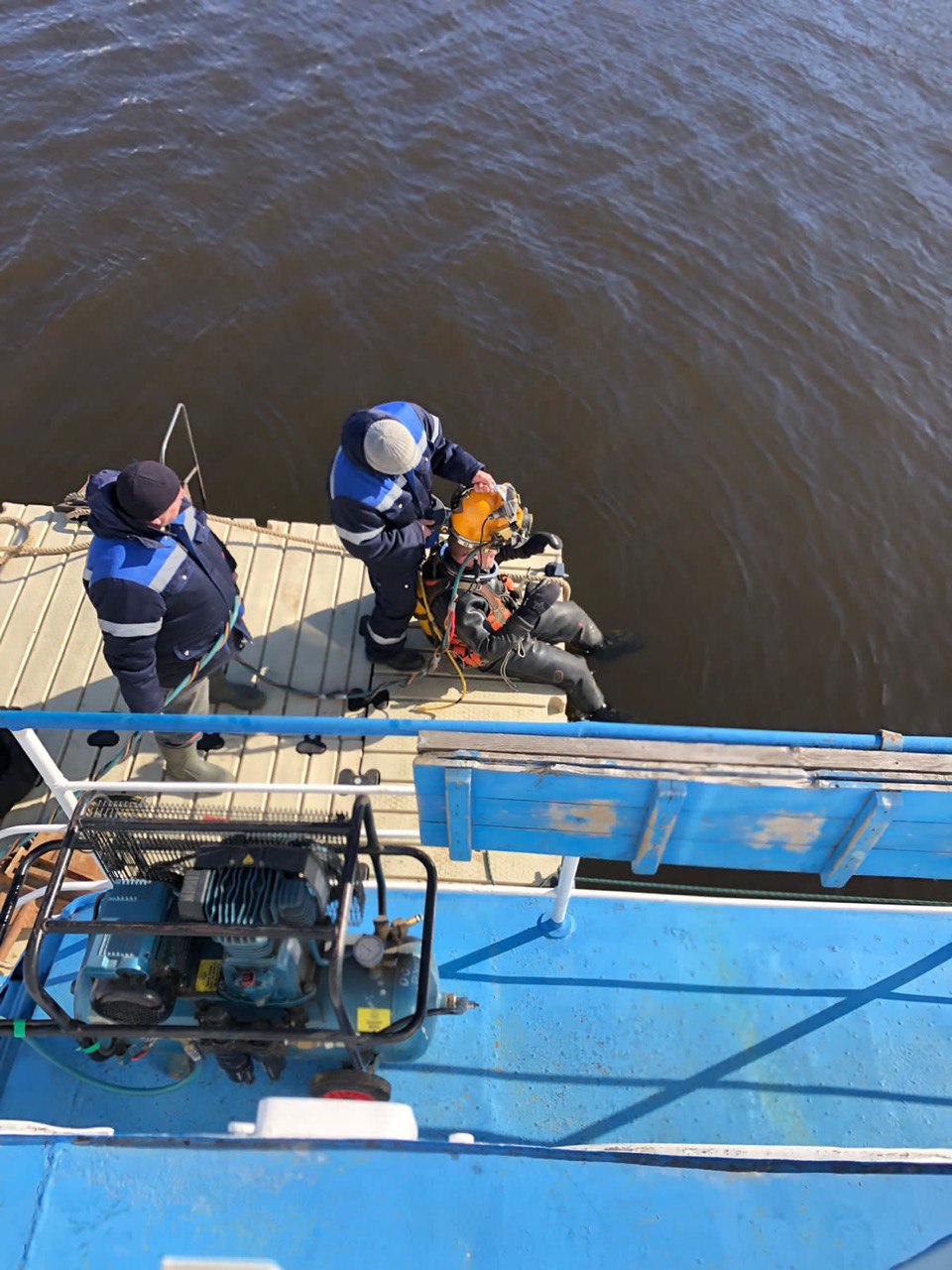 В Тверской области провели сложный ремонт подводного водопровода