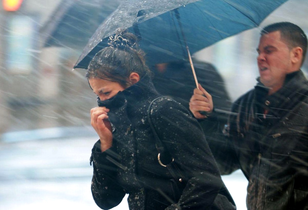 К Тверской области приближается сильный шторм со снегом и ветром  