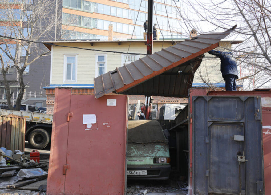 В Твери снесут ещё 19 незаконно установленных гаражей